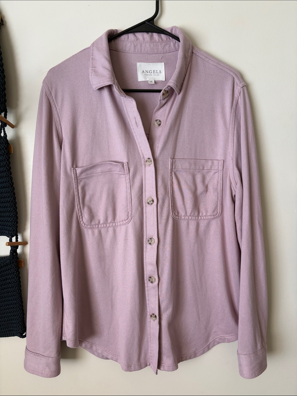 Lavendar Button Down Oversized Shirt